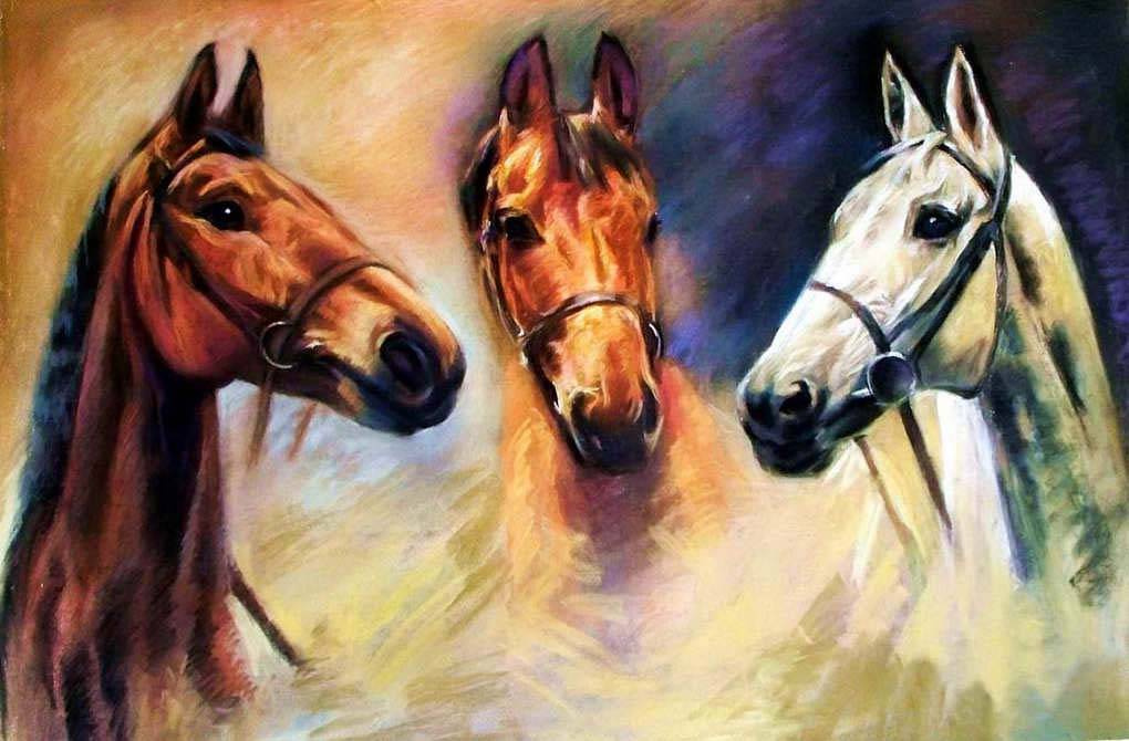Фотообои Лошади в живописи